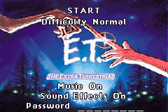 E.T. - The Extra-Terrestrial Title Screen